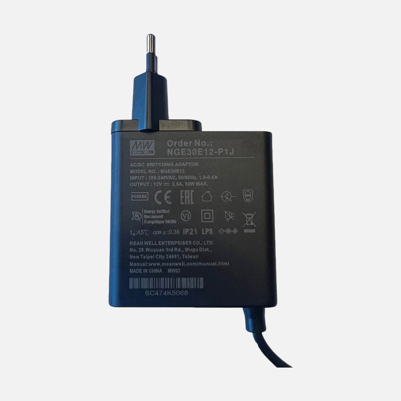 Transformateur led 12v 30w, sortie 12 V 2,5 A | Mean Well