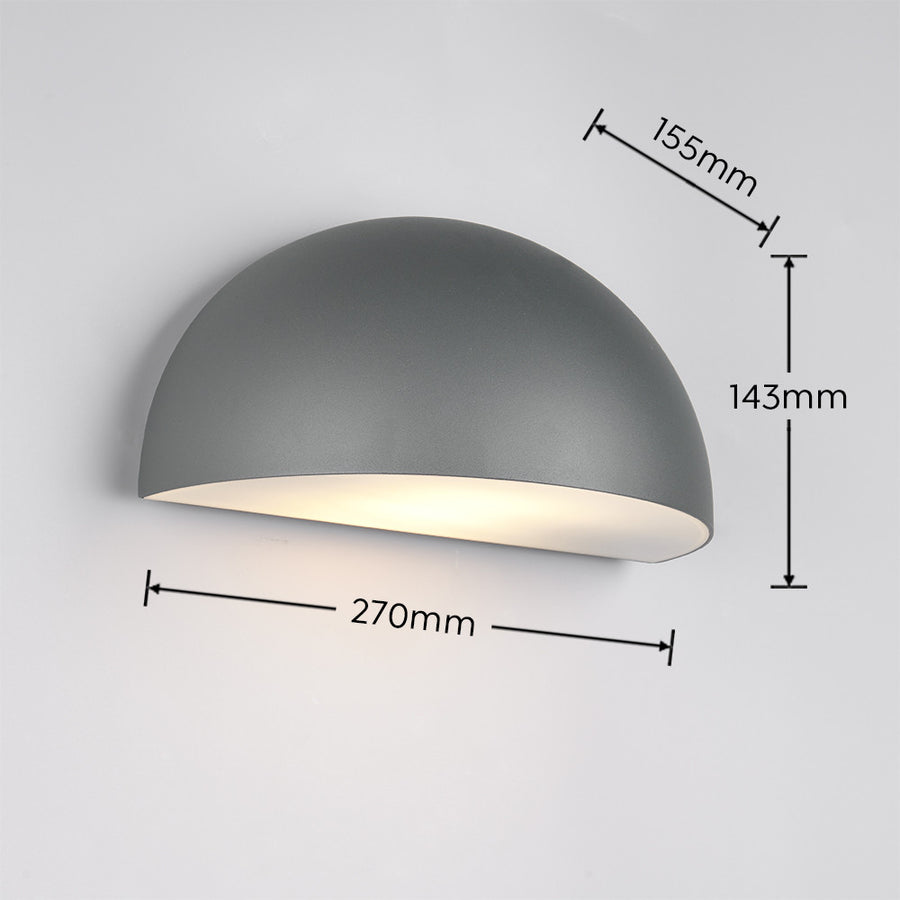 Applique extérieure Maas anthracite