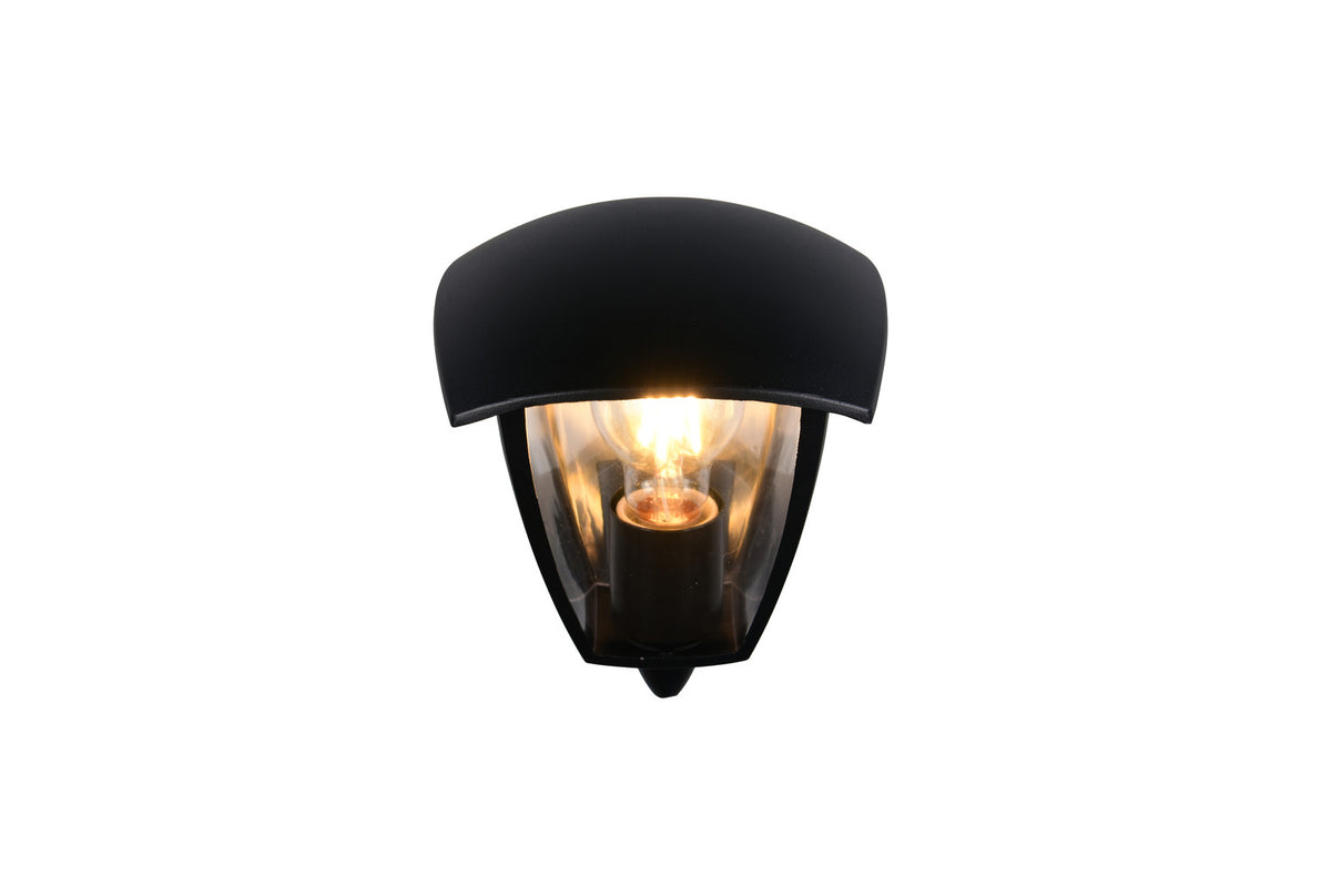 Applique extérieure Venta noire mat, H 24 cm (263260232)