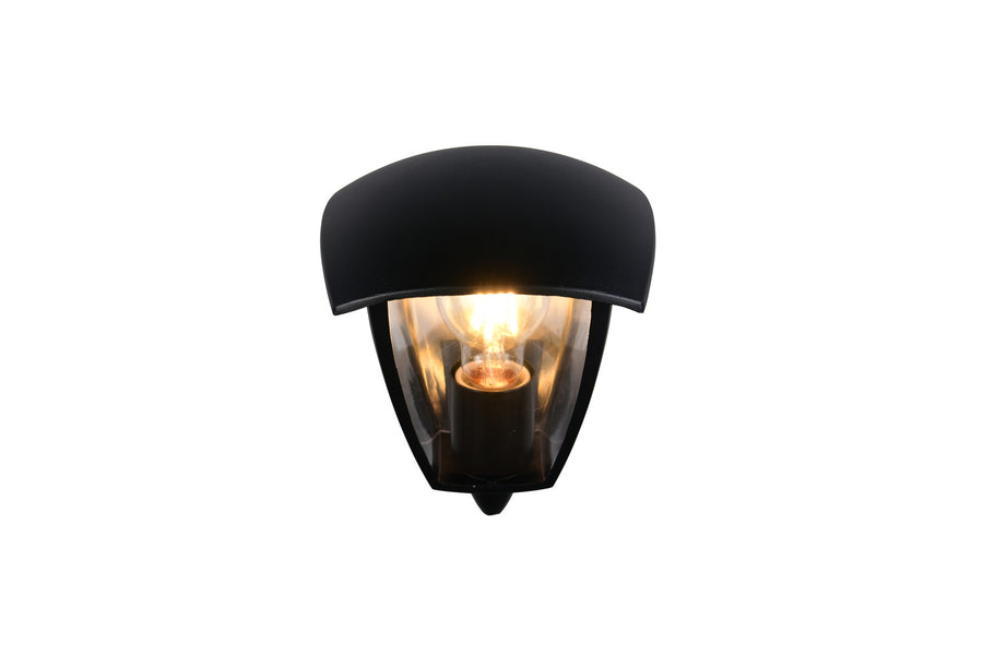 Applique extérieure Venta noire mat, H 24 cm (263260232)