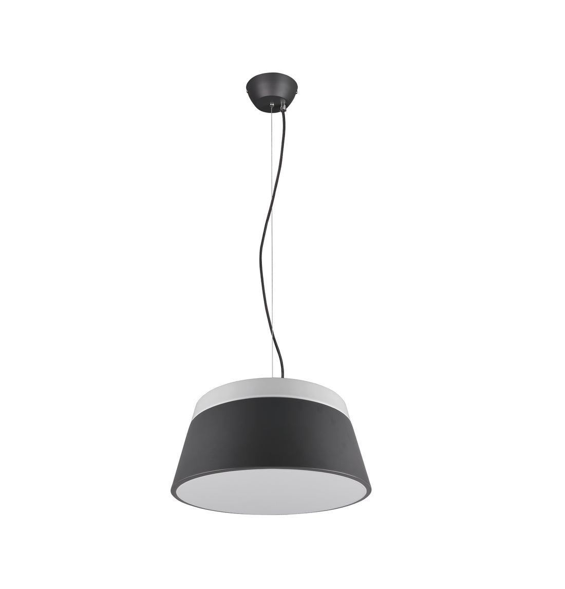 Suspension Baroness 3 lumières anthracite