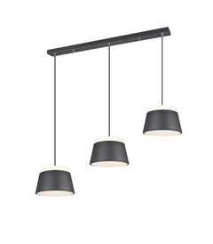 Suspension Baroness 6 lumières anthracite