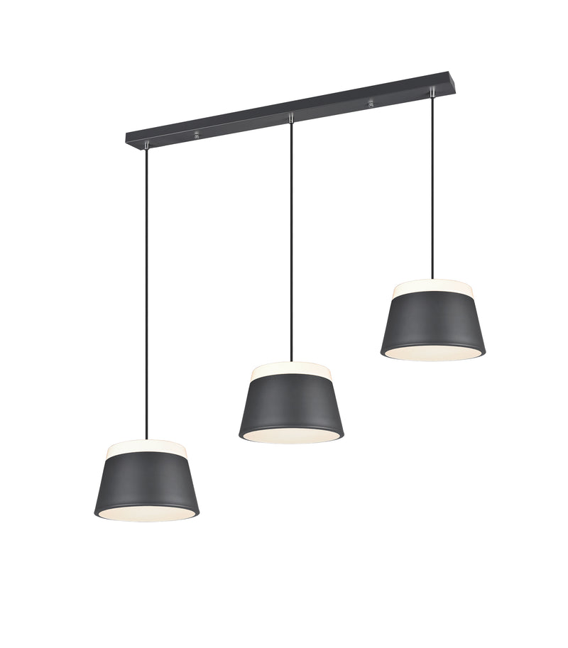 Suspension Baroness 6 lumières anthracite