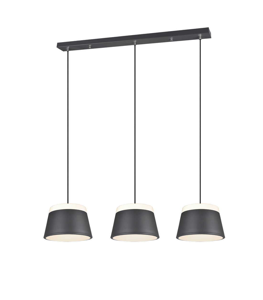 Suspension Baroness 6 lumières anthracite