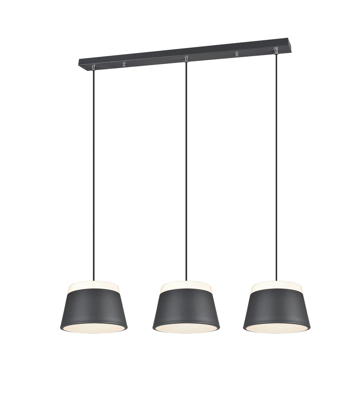 Suspension Baroness 6 lumières anthracite