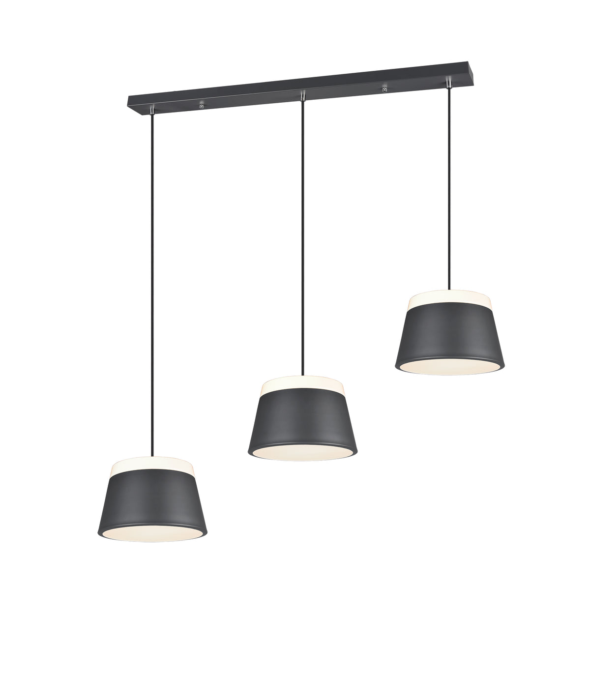 Suspension Baroness 6 lumières anthracite