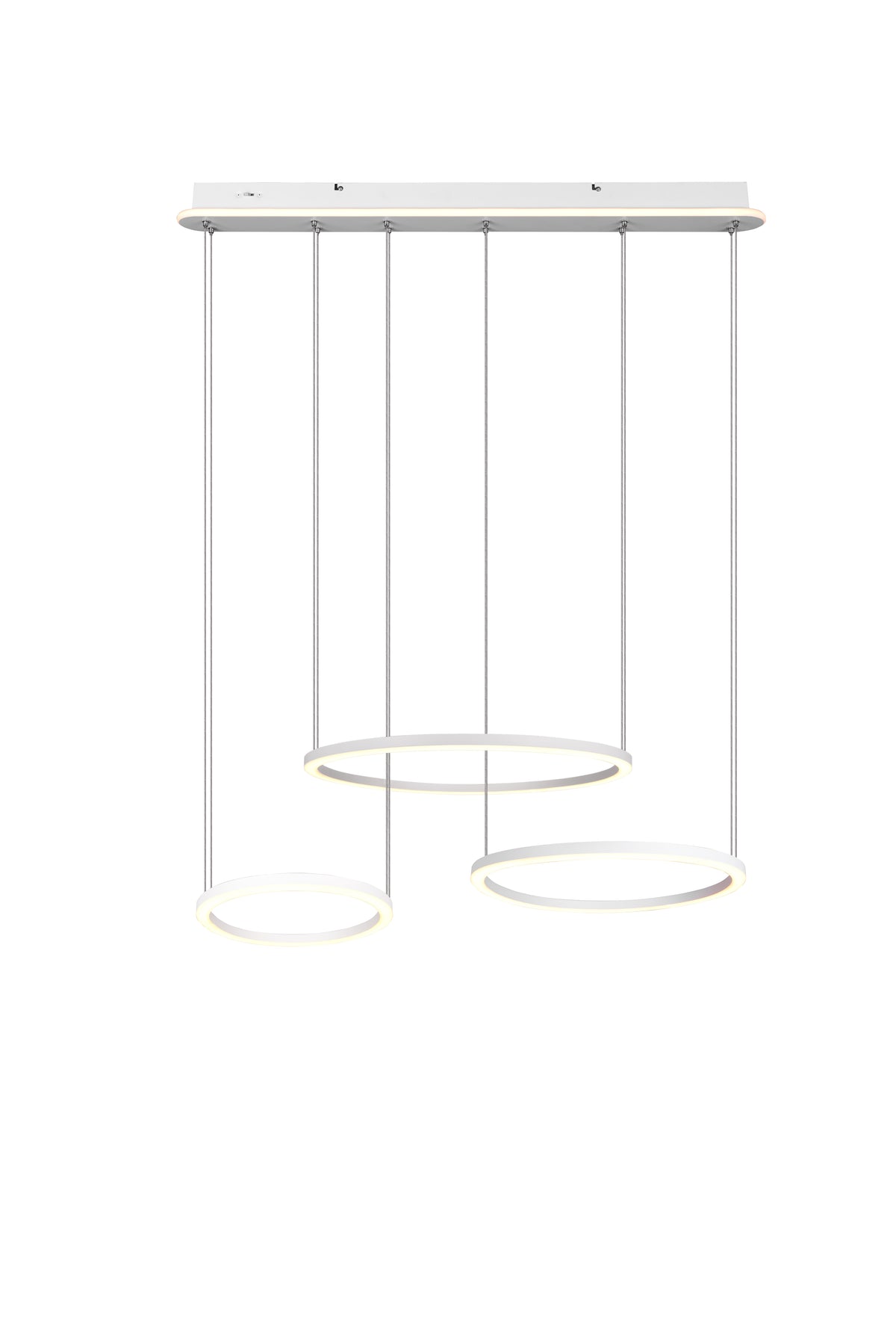 Suspension Morrison blanche mat