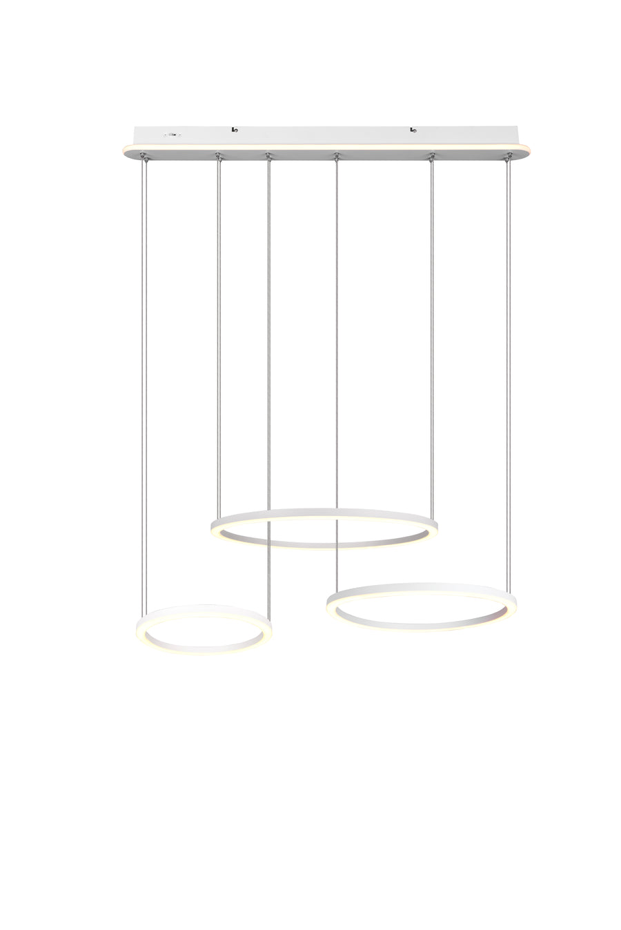 Suspension Morrison blanche mat
