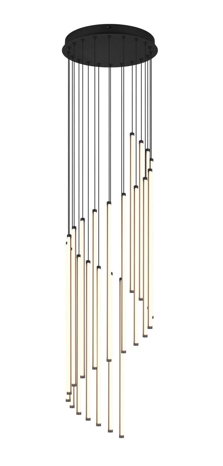 Suspension Baxter noire mat