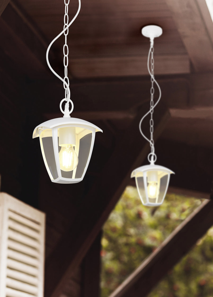 Suspension extérieure Venta blanche mat