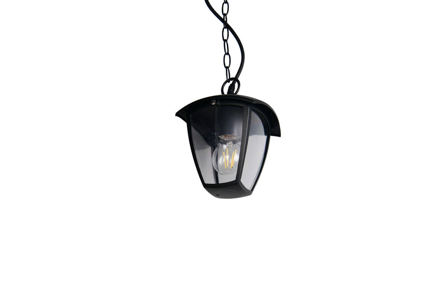 Suspension extérieure Venta noire mat