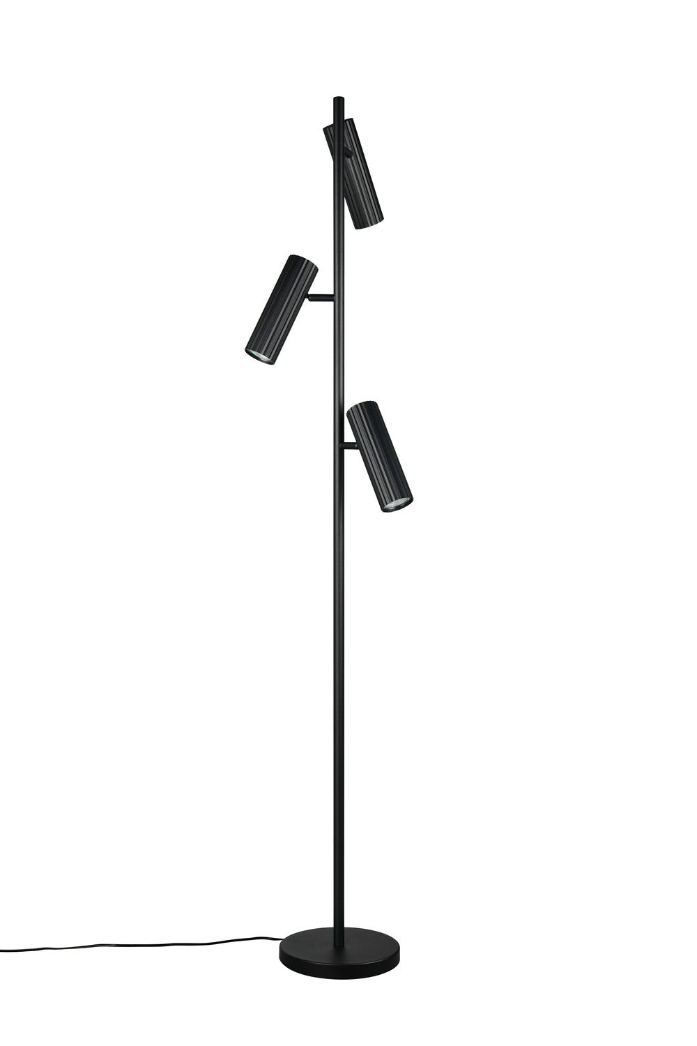 Lampadaire Soka 3 lumières noir mat