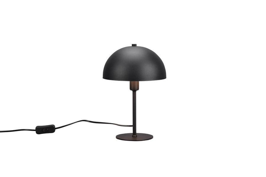 Lampe à poser Nola noire mat, H 30,5 cm