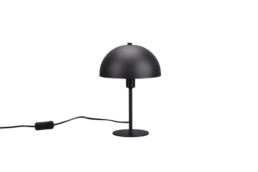 Lampe à poser Nola noire mat, H 30,5 cm