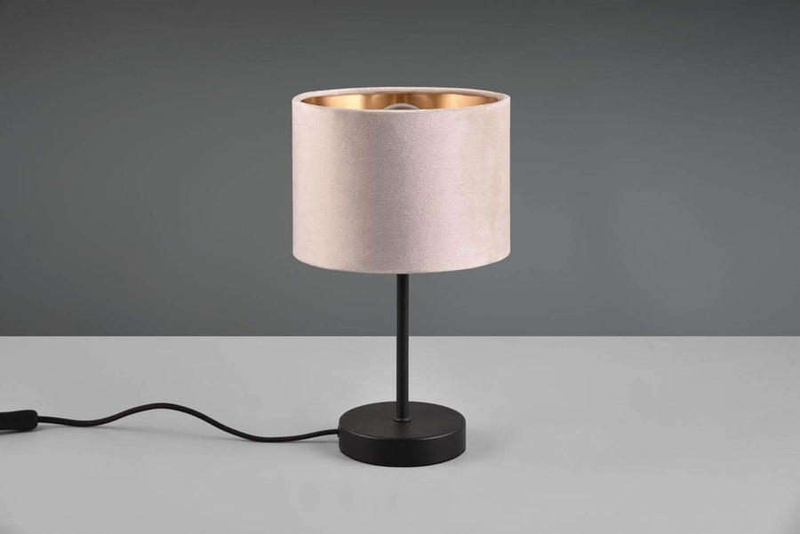 Lampe à poser Julieta beige, tissu