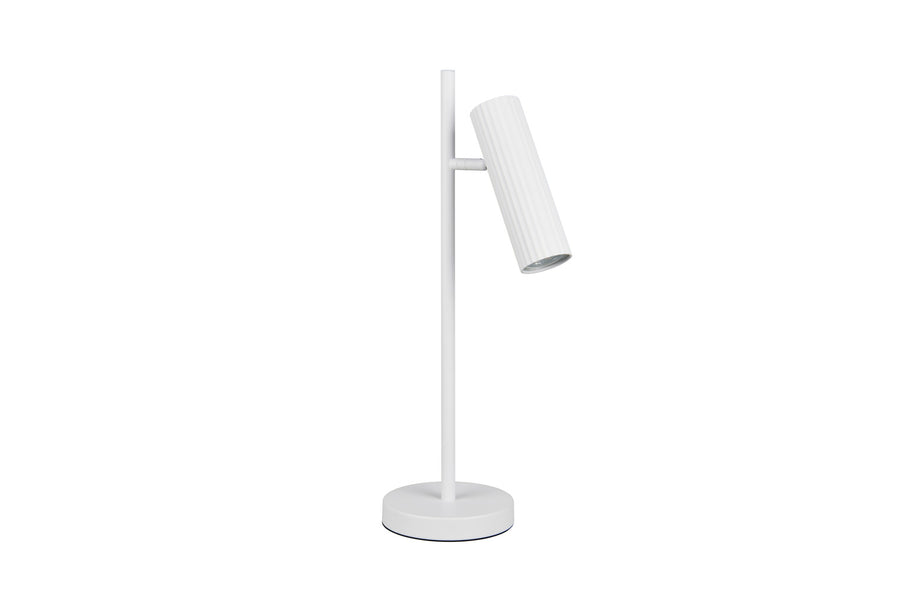 Lampe à poser Soka blanche mat