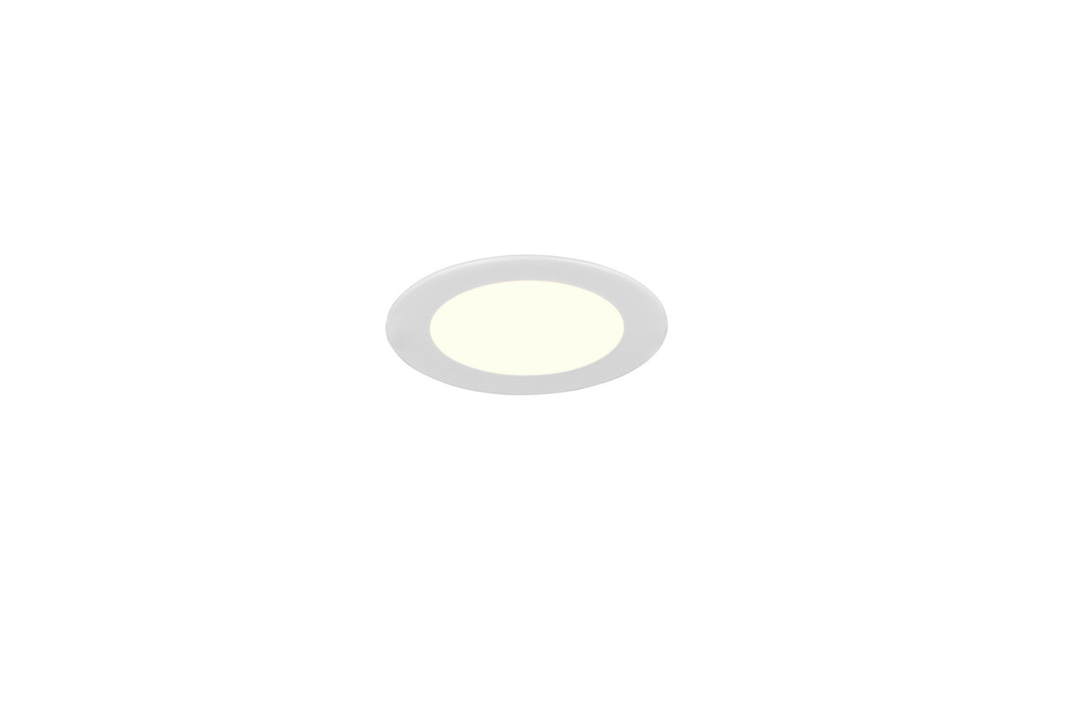 Spot encastrable Kibo blanc mat, Ø 11,5 cm