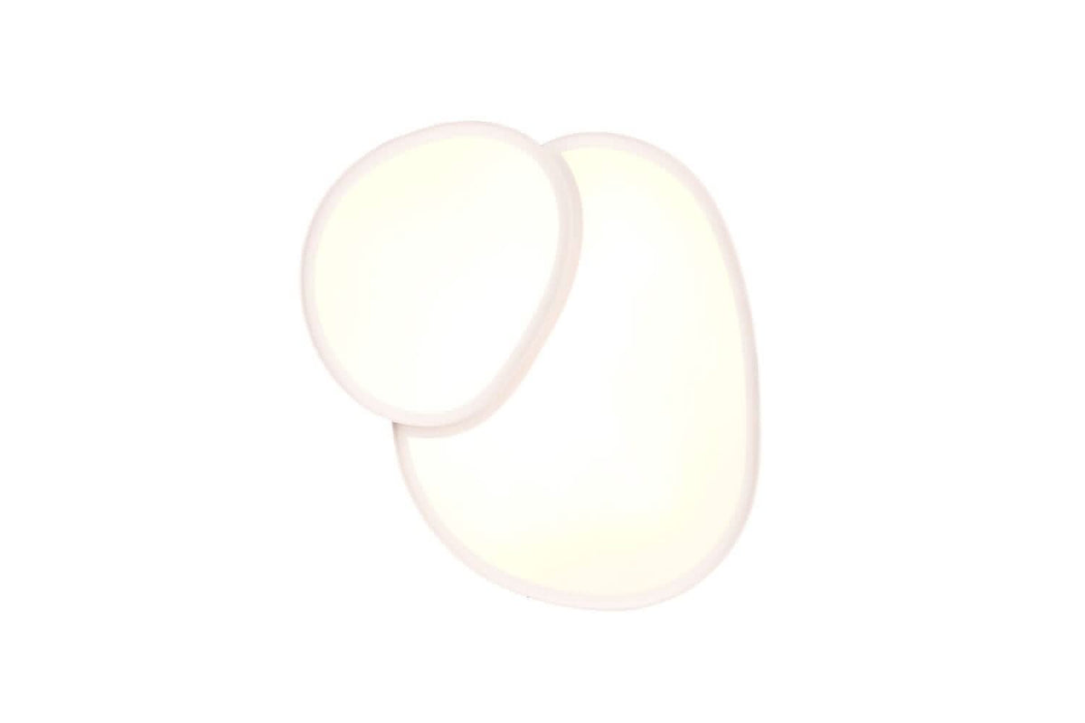 Plafonnier Rise blanc mat, L 43,5 cm