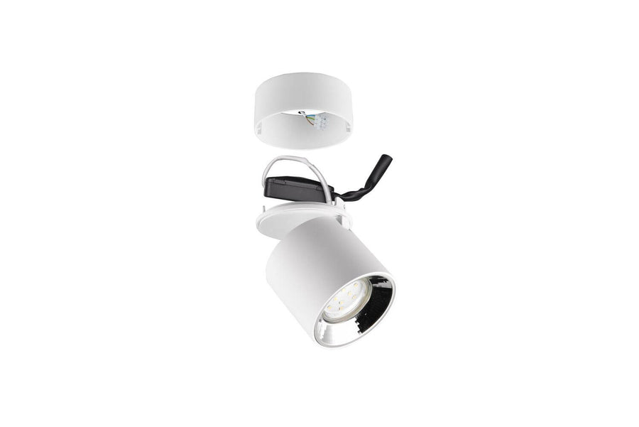 Plafonnier Guayana blanc mat