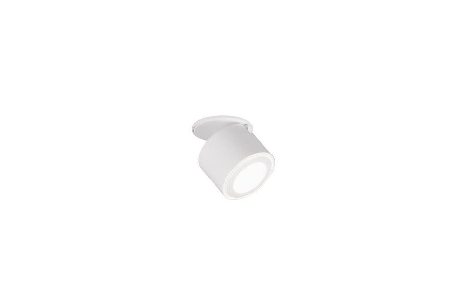 Plafonnier Taurus blanc mat, L 10,9 cm