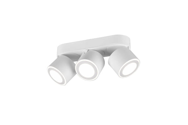 Plafonnier Taurus blanc mat, L 27,3 cm