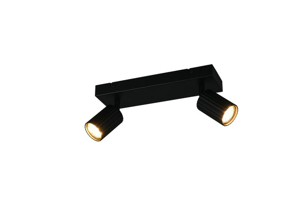 Spot Soka 2 lumières noir mat