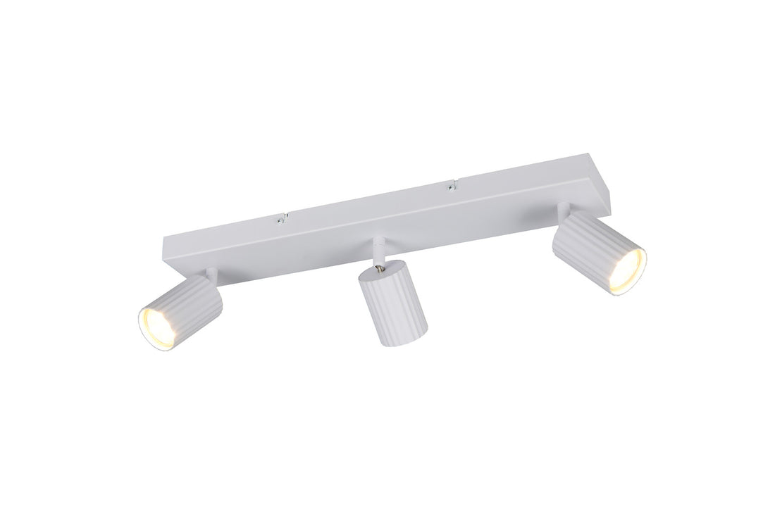 Spot Soka 3 lumières blanc mat