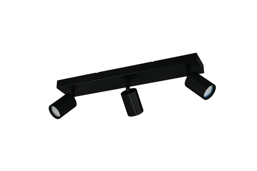 Spot Soka 3 lumières noir mat