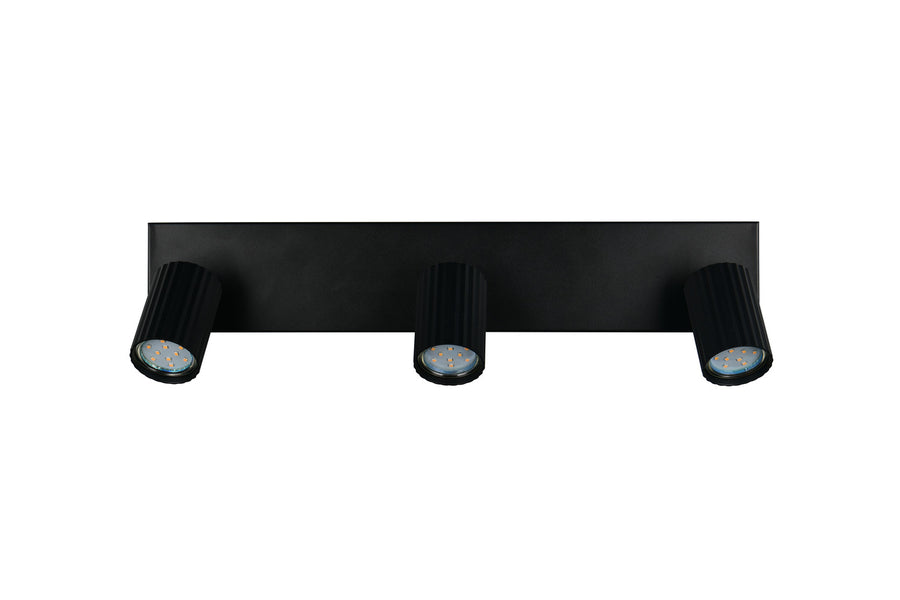 Spot Soka 3 lumières noir mat