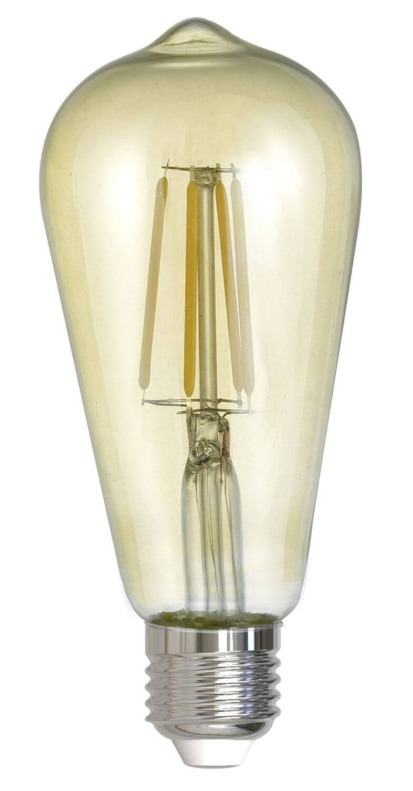 Ampoule LED E27 standard ambrée, 6 W | Trio