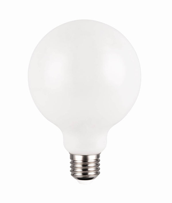 Ampoule LED E27 globe blanche, 9 W | Trio
