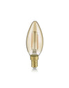 Ampoule LED E14 flamme ambrée, 2 W | Trio