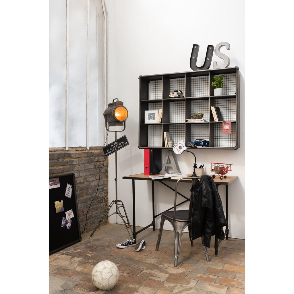 Tube de Suspension Métal Gris - Designix