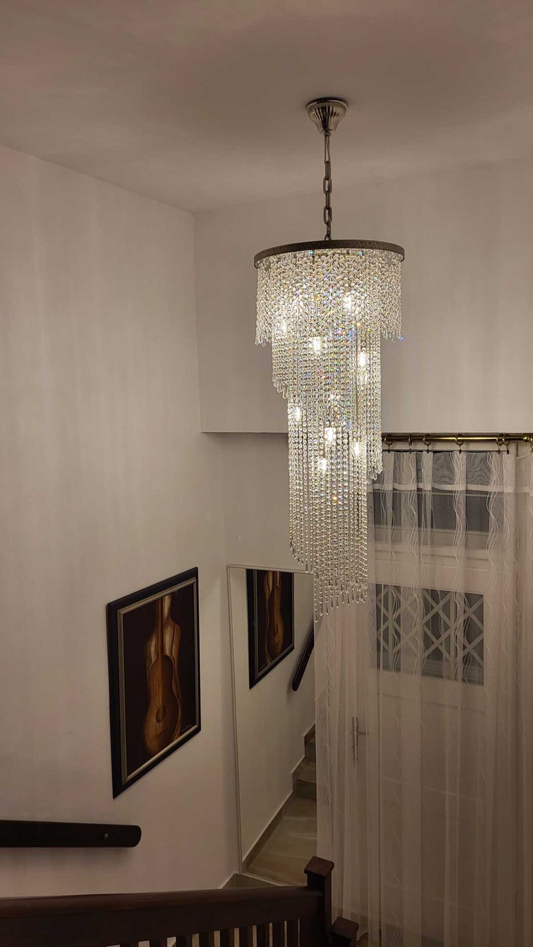 Suspension spirale en cristal TX514000013