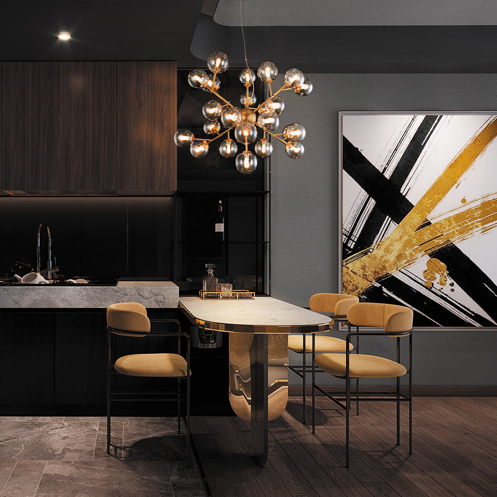 Dallas Suspension luminaire doré