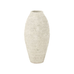 Vase Ancien Ciment Blanc Petit