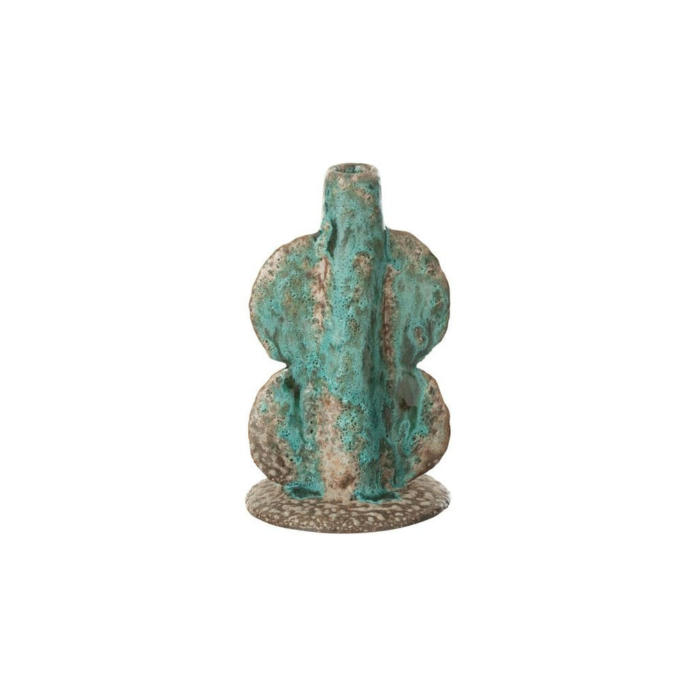 Vase Bougeoir Céramique Azur Marron - Designix