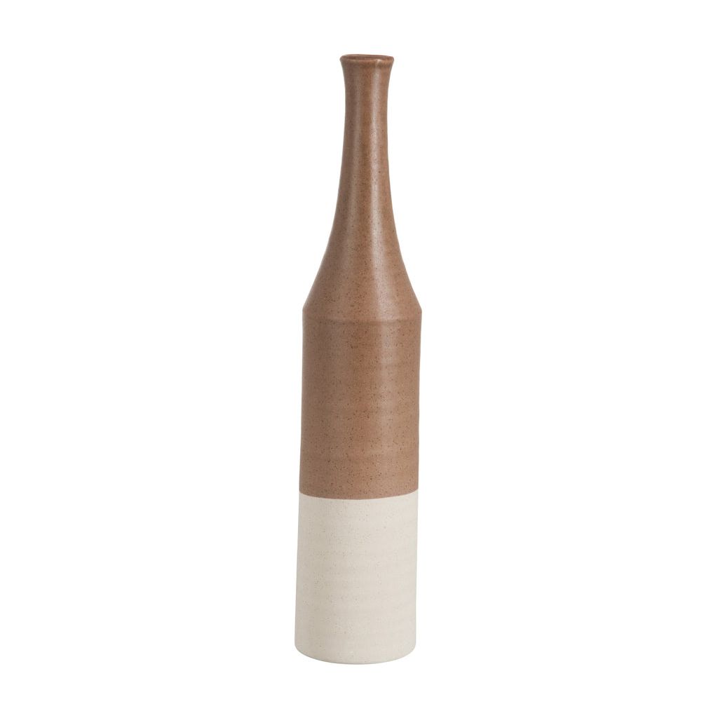 Vase Céramique Marron Taille Moyenne - Designix