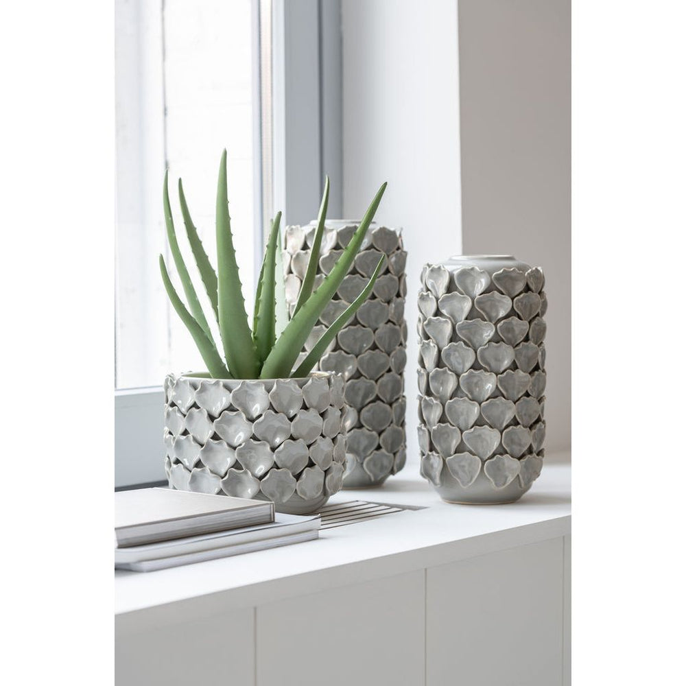 Vase Céramique Petit Gris Céline - Designix