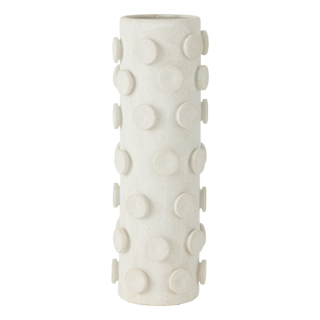 Vase En Céramique À Pois Blanc - Designix