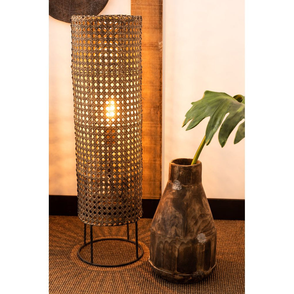 Vase Grand Bois Saule Marron - Designix
