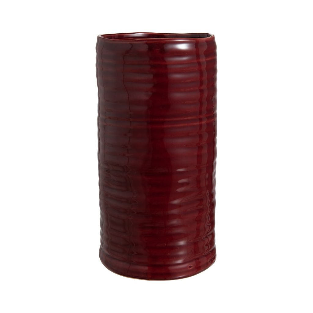 Vase Grand Céramique Bordeaux Irrégulier - Designix