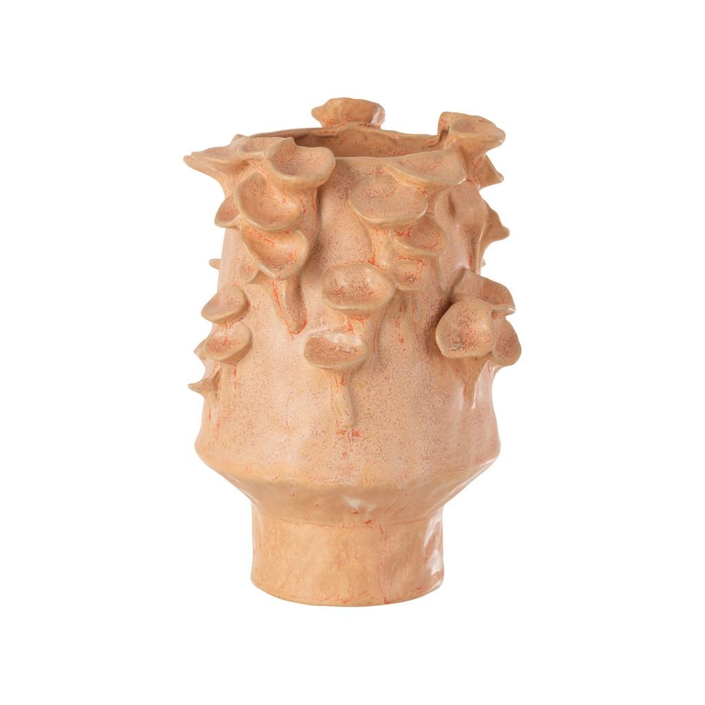 Vase Long Céramique Saumon - Designix