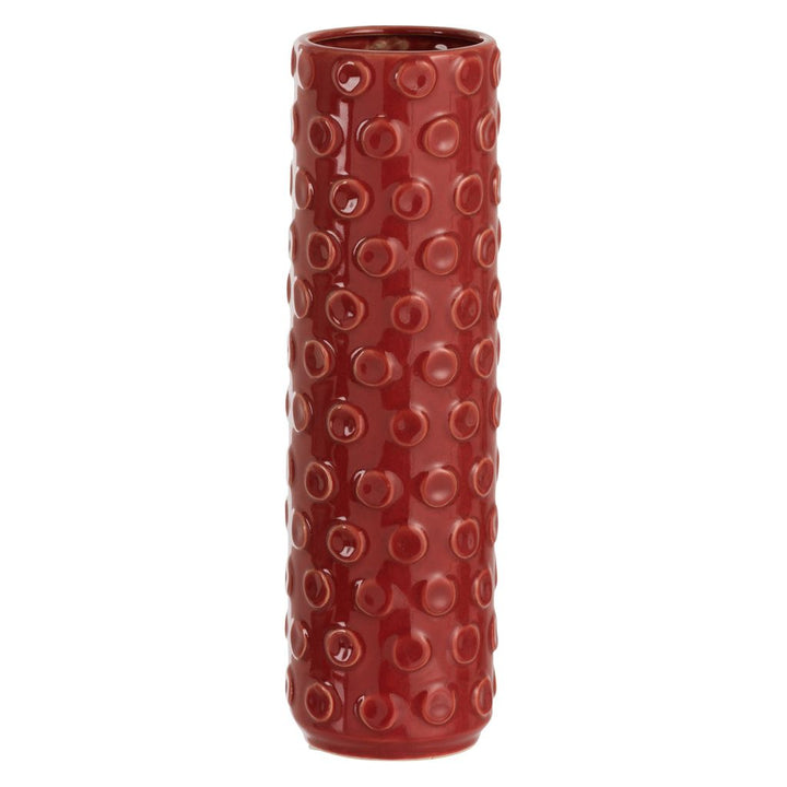 Vase sphères céramique rouge moyen | Designix -     - https://designix.fr