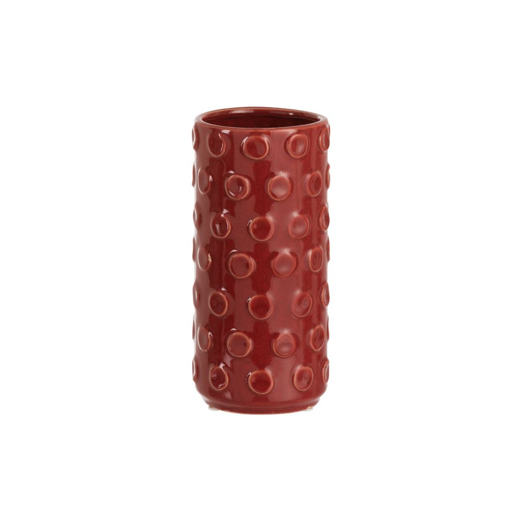 Vase sphères céramique rouge petit | Designix -     - https://designix.fr