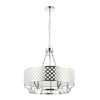 Suspension Verno, abat-jour tissu