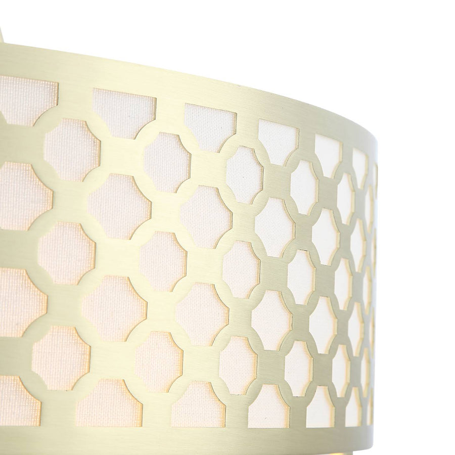 Suspension Verno, abat-jour tissu