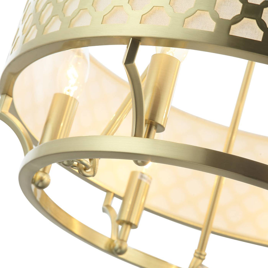 Suspension Verno, abat-jour tissu