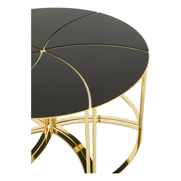 Verres Métal Doré Tornado - Designix