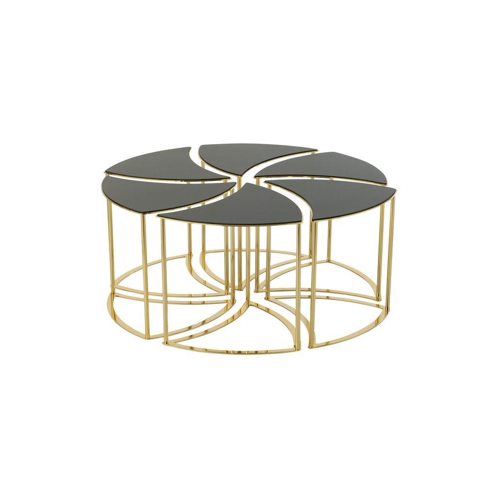 Verres Métal Doré Tornado - Designix